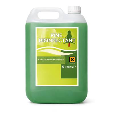 Pine Disinfectant - 5L - Powerful Multi-Purpose Cleaner & Deodoriser, Concentrated Formula for Kitchens, Floors & Washrooms