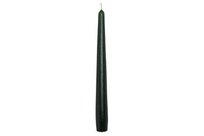 10 Inch Dark Green Taped Candles 2x50s