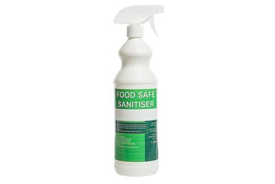 1 Litre Food Safe Spray & Wipe Sanitiser