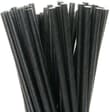 Black Paper Drinking Straws 8", 250 Straws