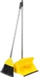 Sparkleit Yellow Long Handle Dust Pan & Brush Set With Clip (6s)