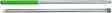 Green Colour Coded 2pcs Mop Handle