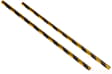8INCH - Black & Gold Paper Straw