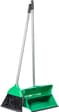 Sparkleit Green Long Handle Dust Pan & Brush Set With Clip (6s)