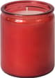 50 Hour Red Round Glass Candles