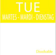 Tuesday 20mm x 20mm Dissolvable Square Daily Dots