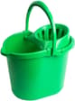 15Ltr Green Mop Bucket & Wringer