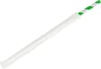 8 Inch Paper Wrapped Dark Green & White Paper Straws