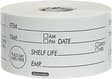 Black Day/Shelf Labels - 50 x 100mm