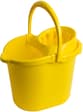 15Ltr Yellow Mop Bucket & Wringer