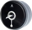 Black Plastic Centre Pull Toilet Roll Dispenser