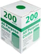 Antibacterial All Purpose Cloths - Green 200 Sheets Per Roll