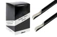 9INCH 8MM 4PLY BLACK SPOON STRAWS