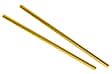 8INCH - Solid Gold Paper Straw