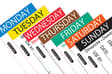 50 x 75mm - 7DAYS Day Labels