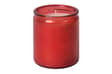 50 Hour Red Round Glass Candles