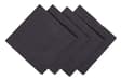 24cm 2ply Black Cocktail Napkins
