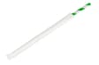 8 Inch Paper Wrapped Dark Green & White Paper Straws