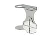 Syson & Ball Luxury Double Bottle Brushed Stainless Steel Wall Mounted Bracket