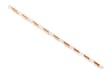 8INCH - Bronze Gold & white Paper Straw