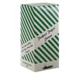 8INCH - Dark Green & White Paper Straw BOXED