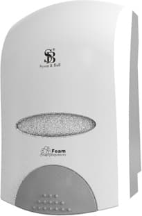 White Bulk Fill Foaming Liquid Soap Dispenser