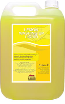 5 Litre Standard Washing Up Liquid - LEMON