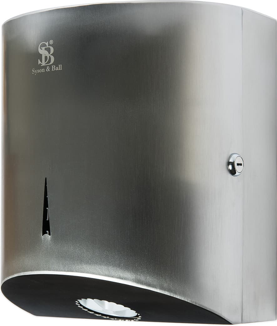 Stainless Steel Centre Pull Paper Roll Dispenser