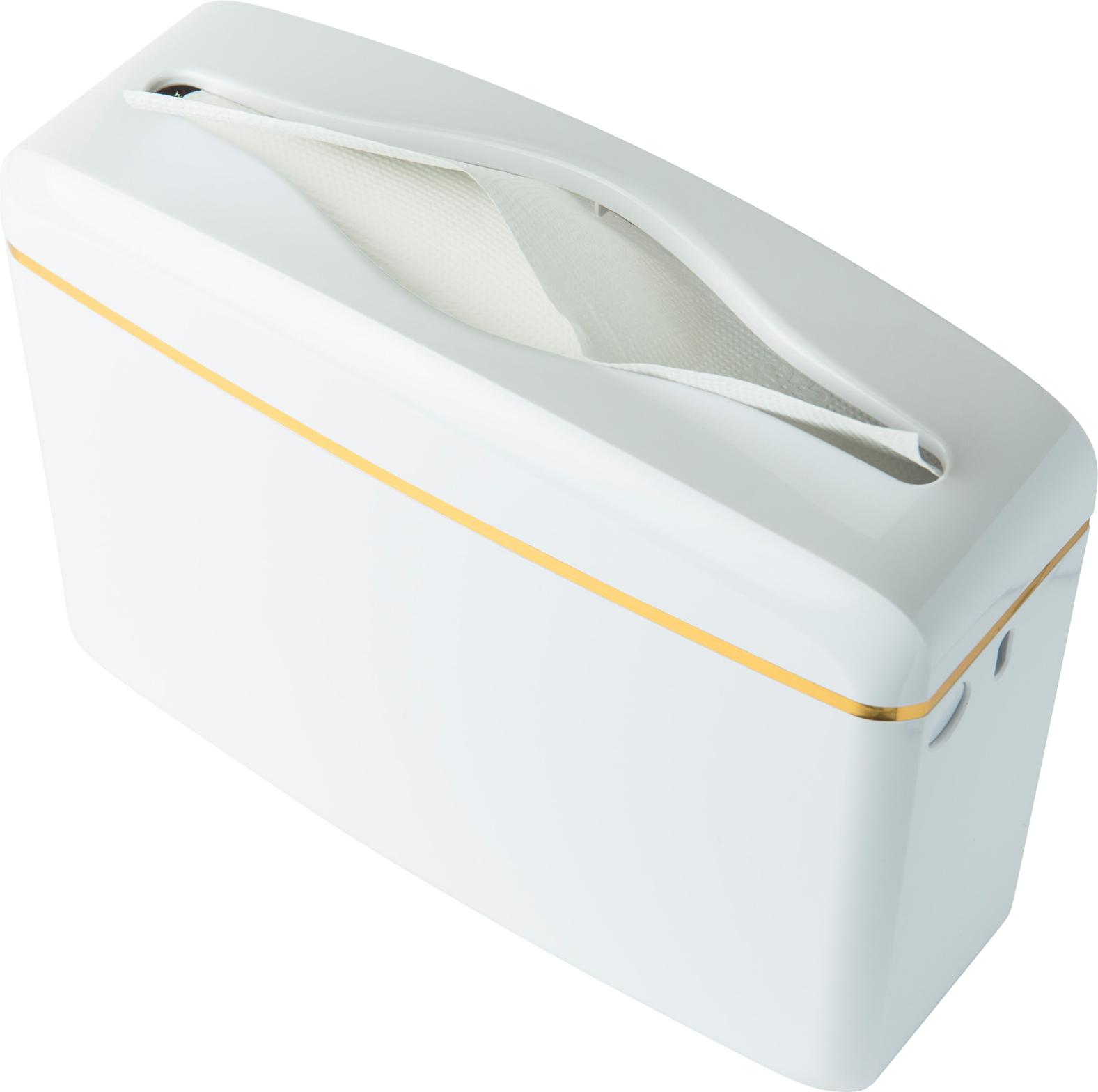 White Table / Counter Top Hand Towel Dispenser