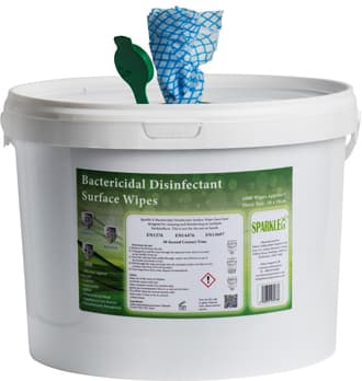 1000 SHEET BACTERICIDAL DISNFECTANT SURFACE WIPES 18X20CM