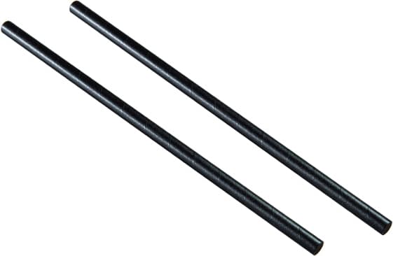 9INCH - Black Paper Straw