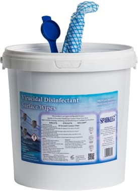 500 SHEET VIRUCIDAL DISINFECTANT SURFACE WIPES 18X20CM