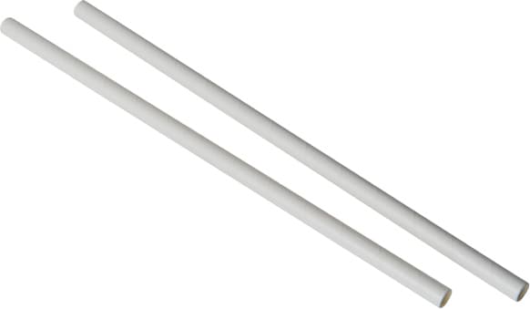 9INCH - White Paper Straw