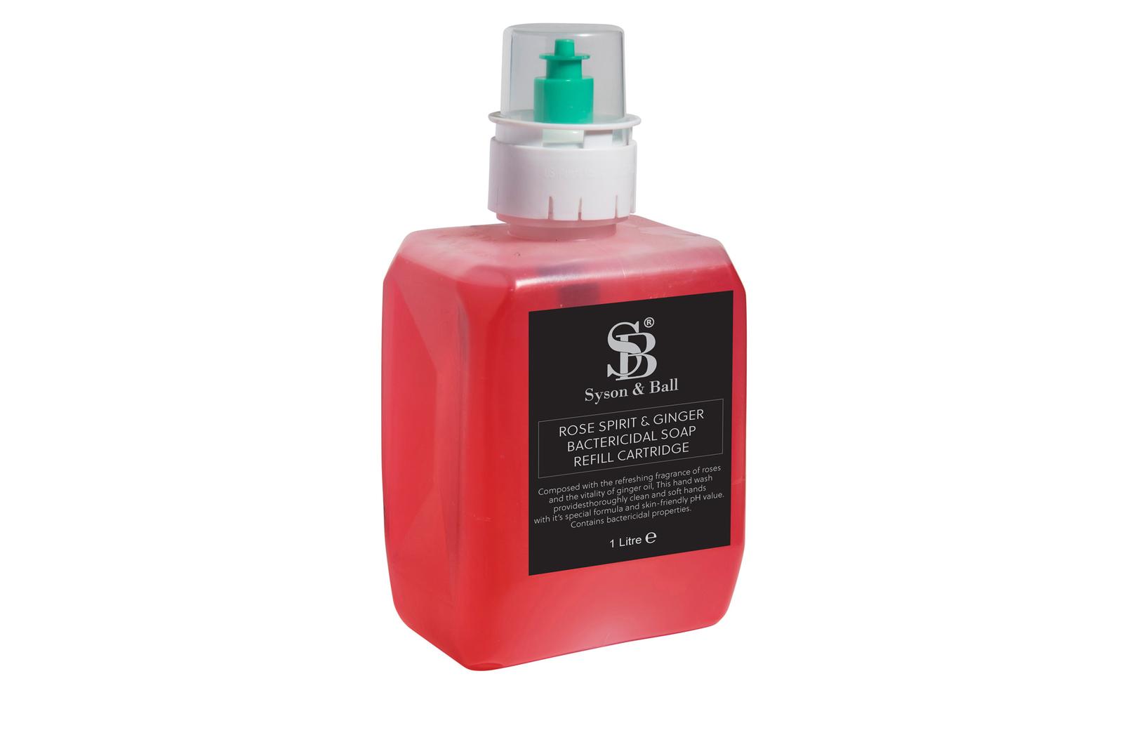 1 Litre Rose Spirit and Ginger Oil Liquid Bacteriacidal Handsoap