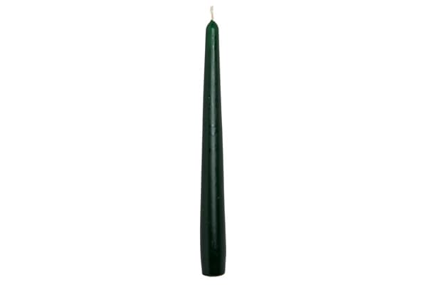 10 Inch Dark Green Taped Candles 2x50s