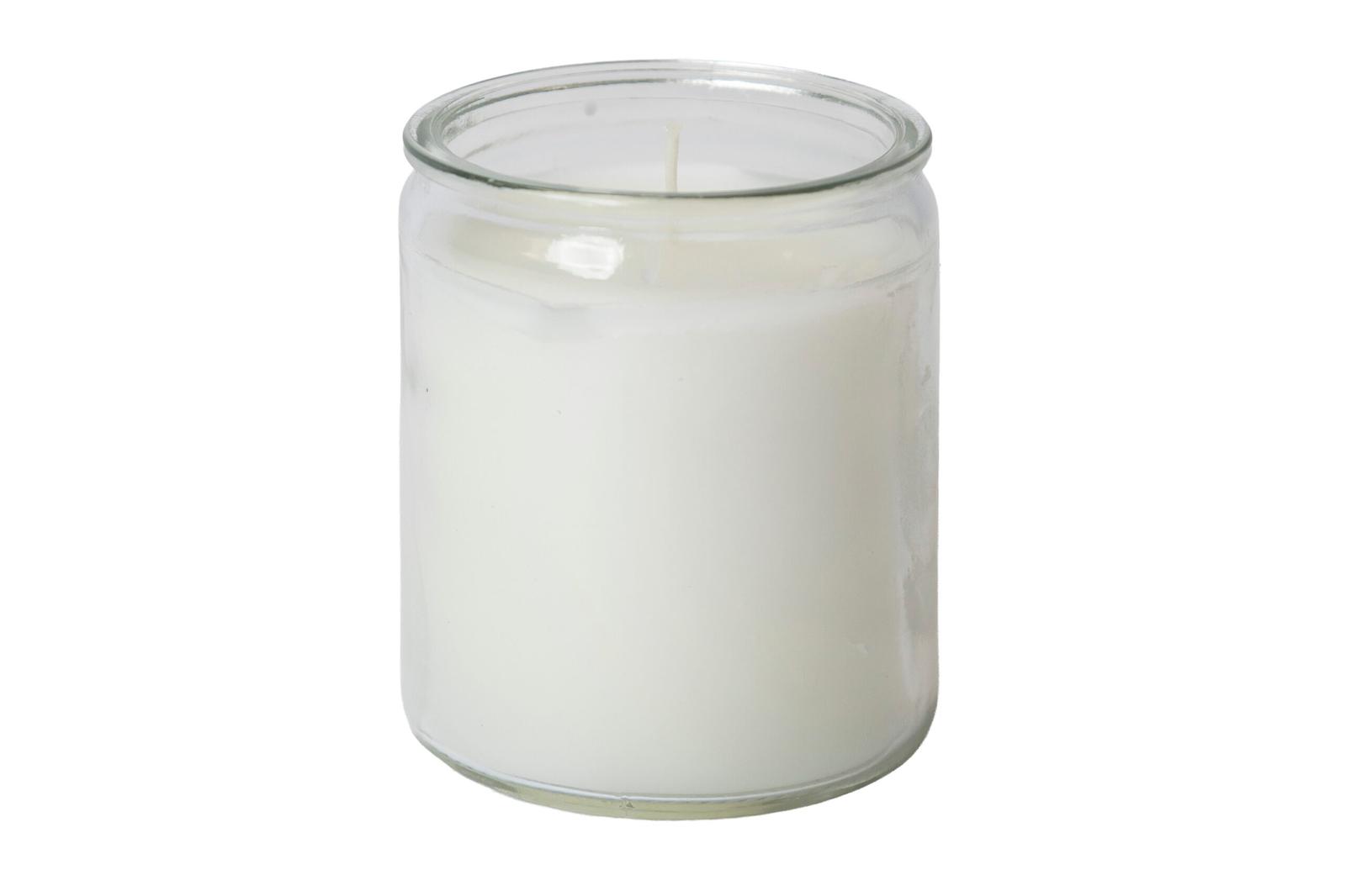 50 Hour Clear Round Glass Candles