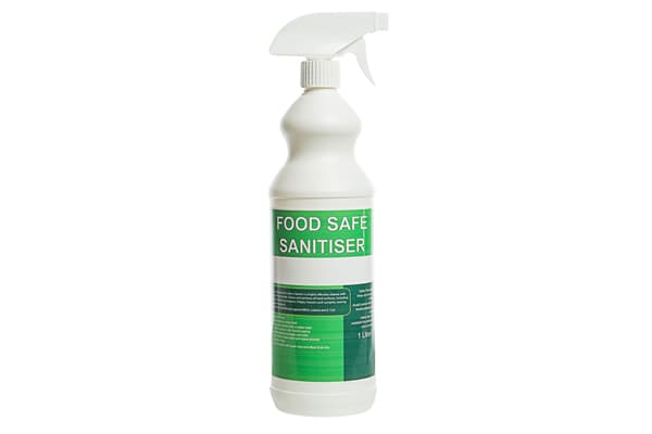 1 Litre Food Safe Spray & Wipe Sanitiser