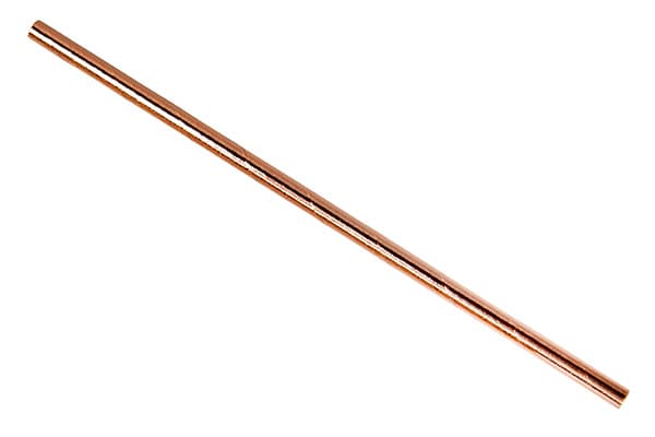 8INCH - Solid Rose Gold Paper Straw