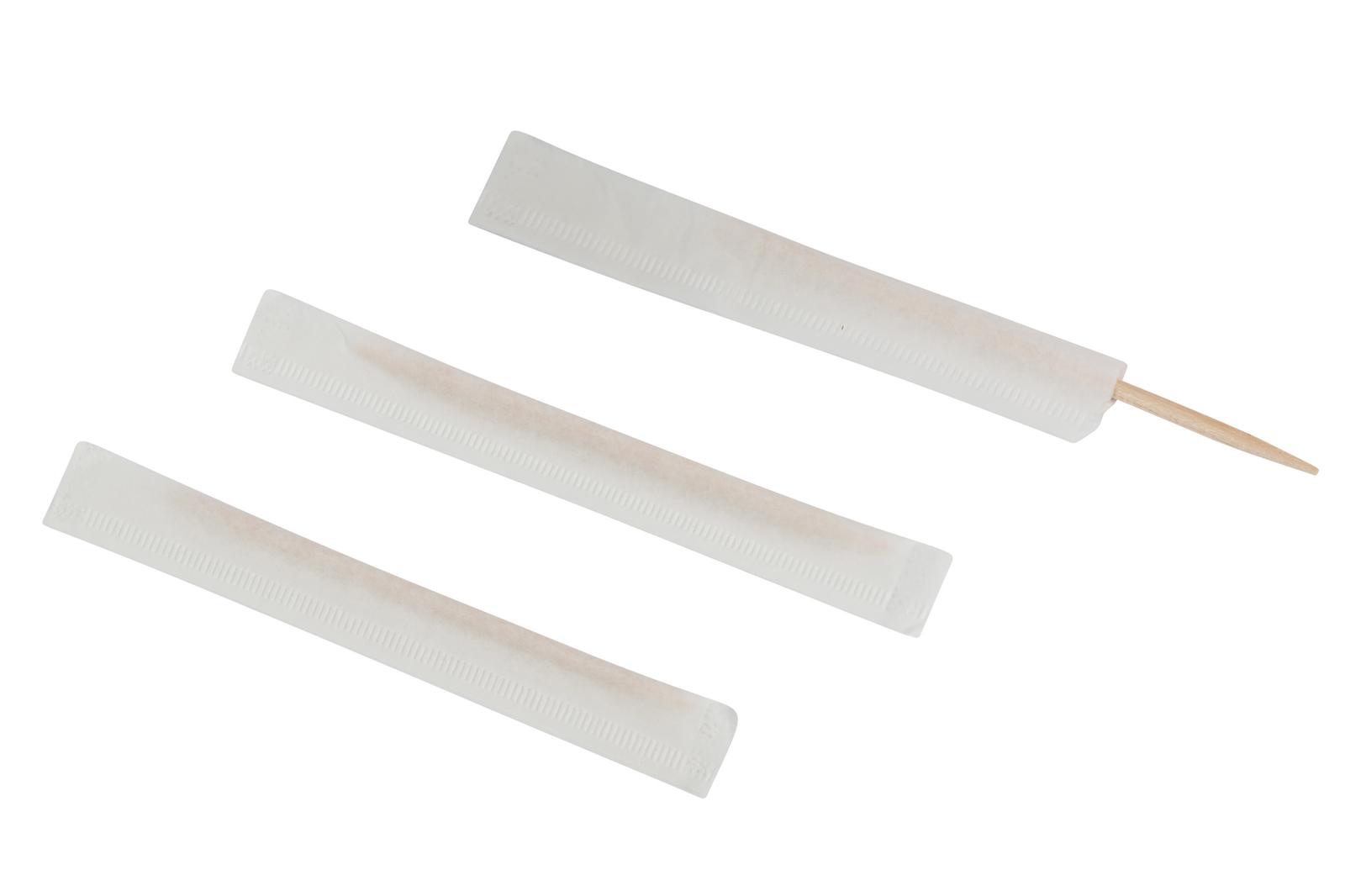 68mm (7cm) Double Pointed Toothpicks Wrapped