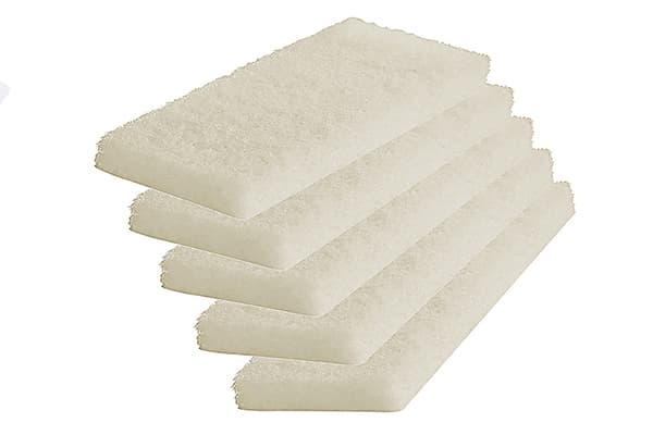 White Non-Scratch Utility Hand Pads
