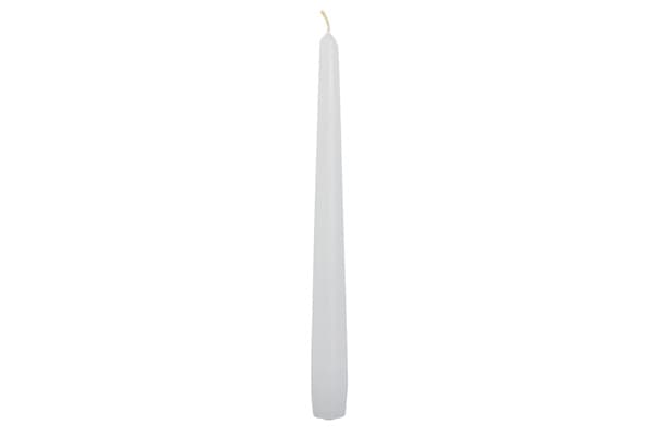 10 Inch White Taped Candles 2x50s