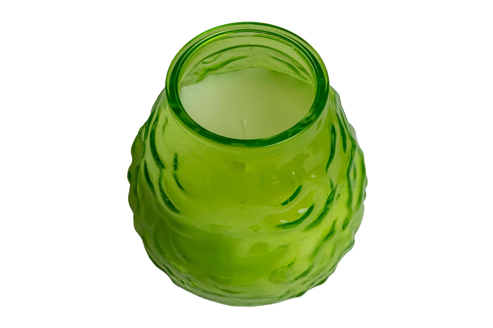 70 Hour Lime Green Low Boy Candle