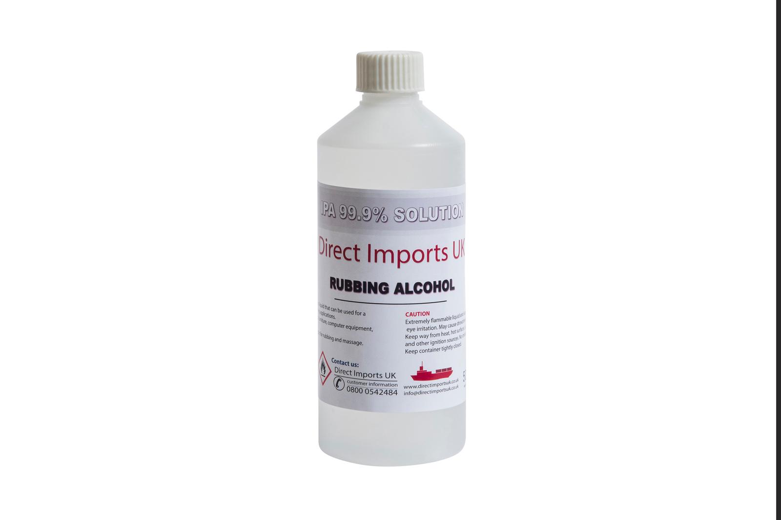 500ml 99.9% IPA SOLUTION Rubbing Alcohol