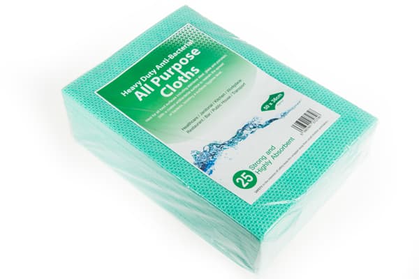 Antibacterial Cloth - Green Heavy Duty
