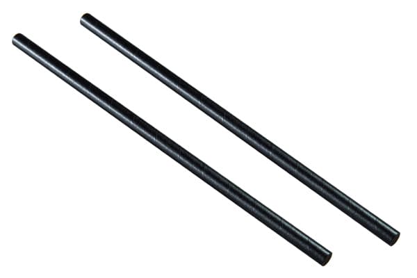 9INCH - Black Paper Straw