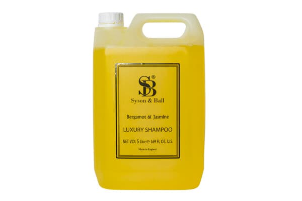 Syson & Ball 5Ltr Luxury Shampoo Bergamot and jasmine