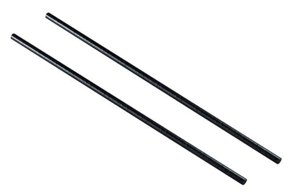 10.5 INCH - All Black Paper Straw