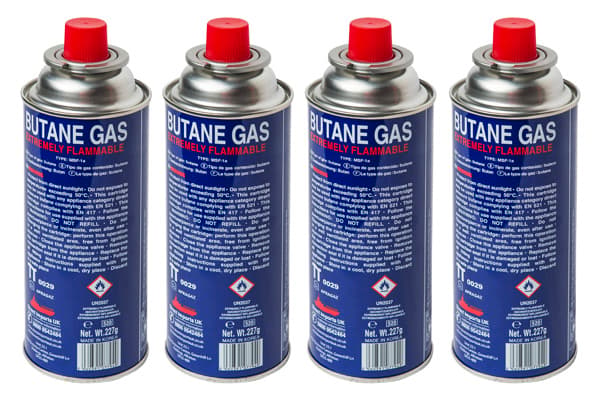 227 gram / 8oz Butane Gas Cartridges