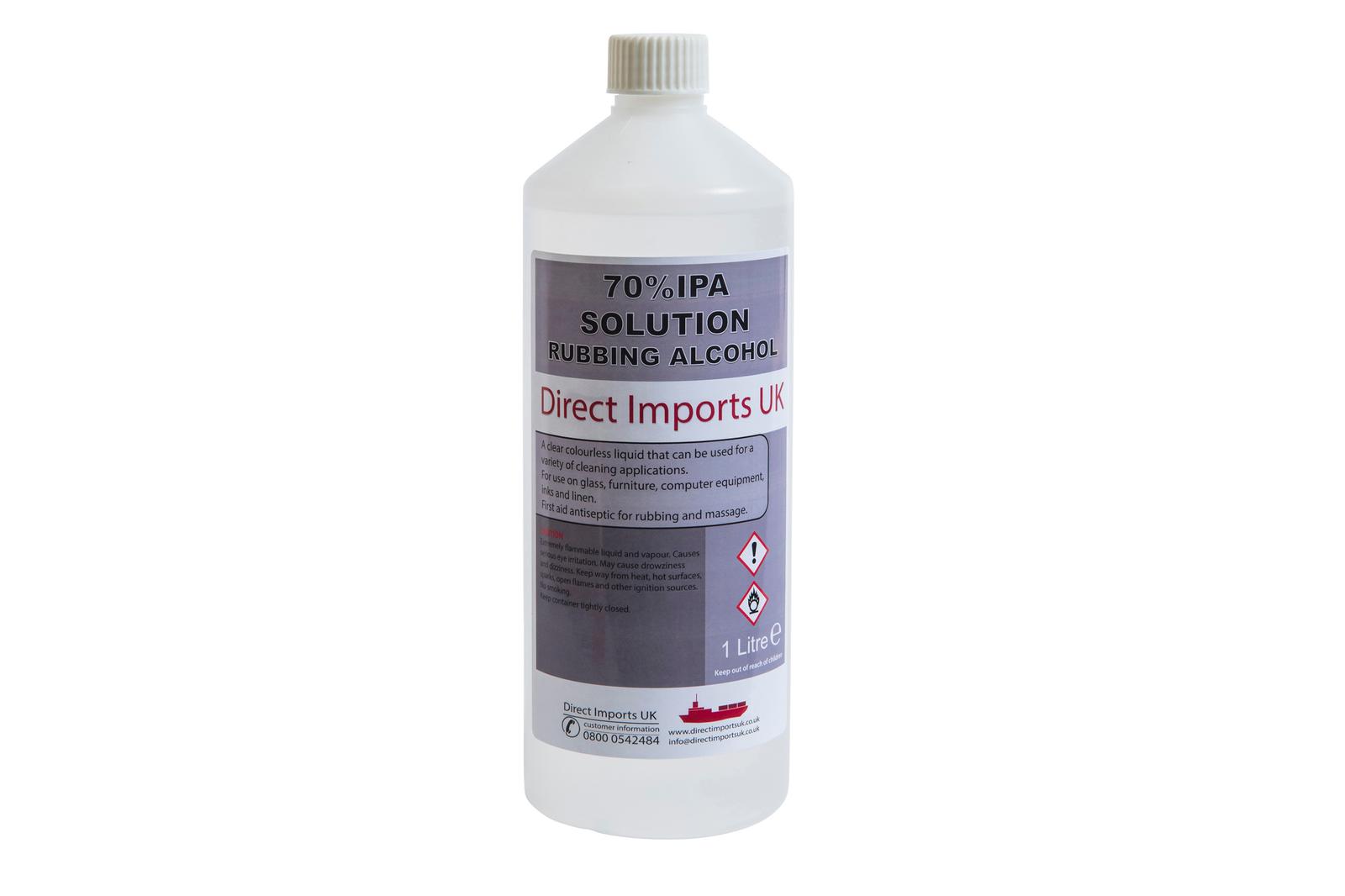 1 Litre 70% IPA SOLUTION Rubbing Alcohol