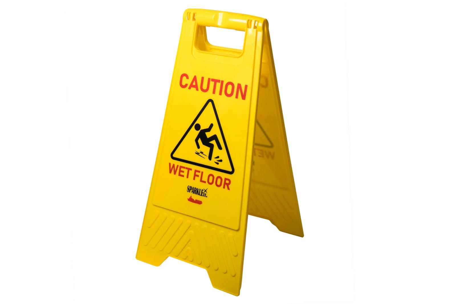 Sparkleit Yellow Wet Floor Sign